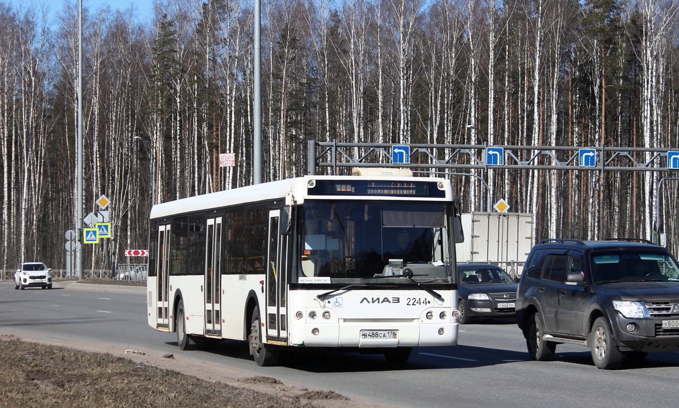 Санкт-Петербург, ЛиАЗ-5292.60 № 2244