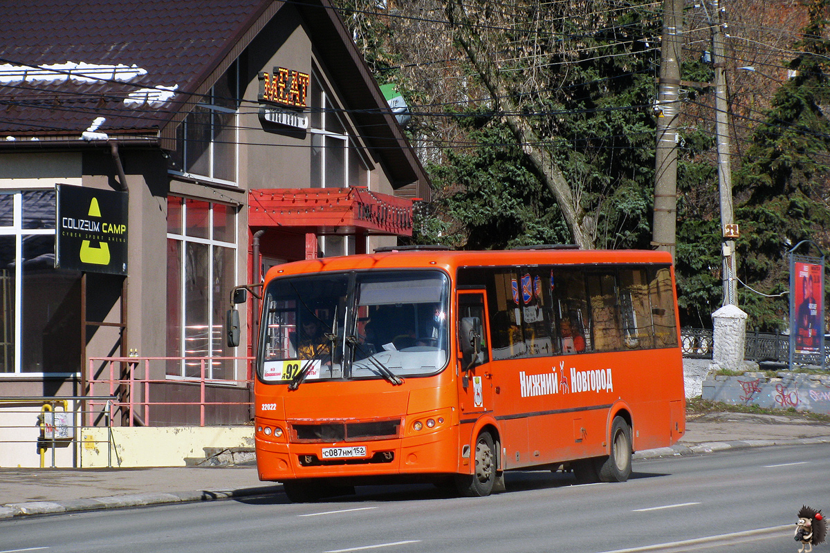 Nizhegorodskaya region, PAZ-320414-04 "Vektor" Nr. 32022