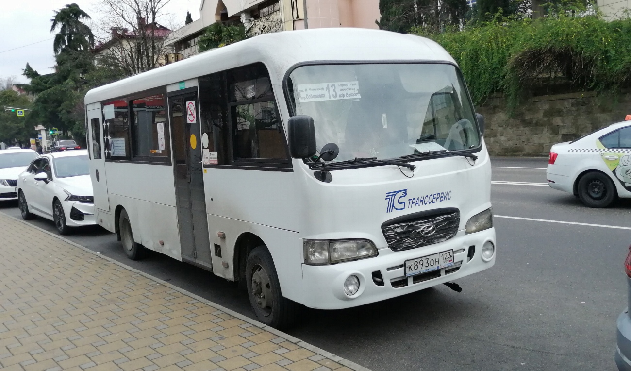 Краснодарский край, Hyundai County LWB (ТагАЗ) № К 893 ОН 123