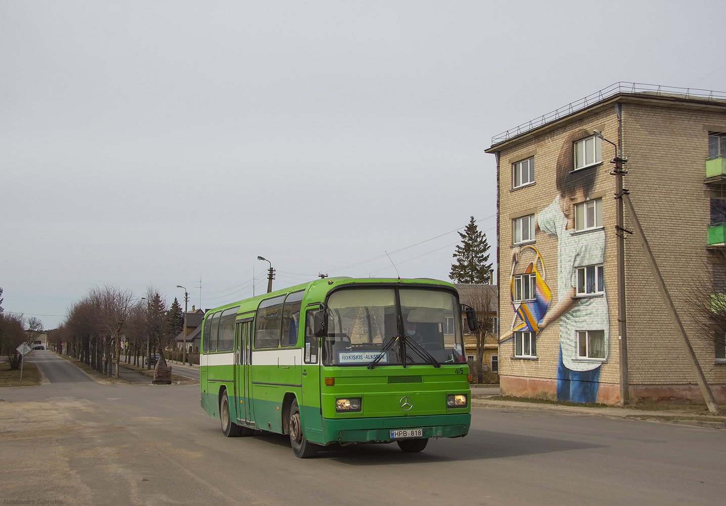 Литва, Mercedes-Benz O303-11ÜHE № 415