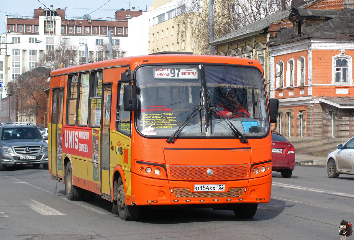 Нижегородская область, ПАЗ-320414-05 "Вектор" № О 154 ХХ 152