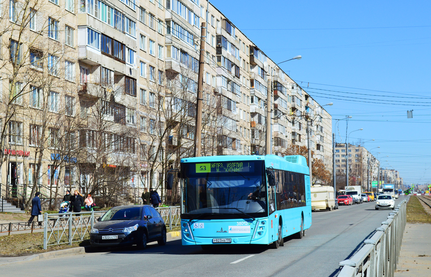 Санкт-Петербург, МАЗ-203.945 № 38012