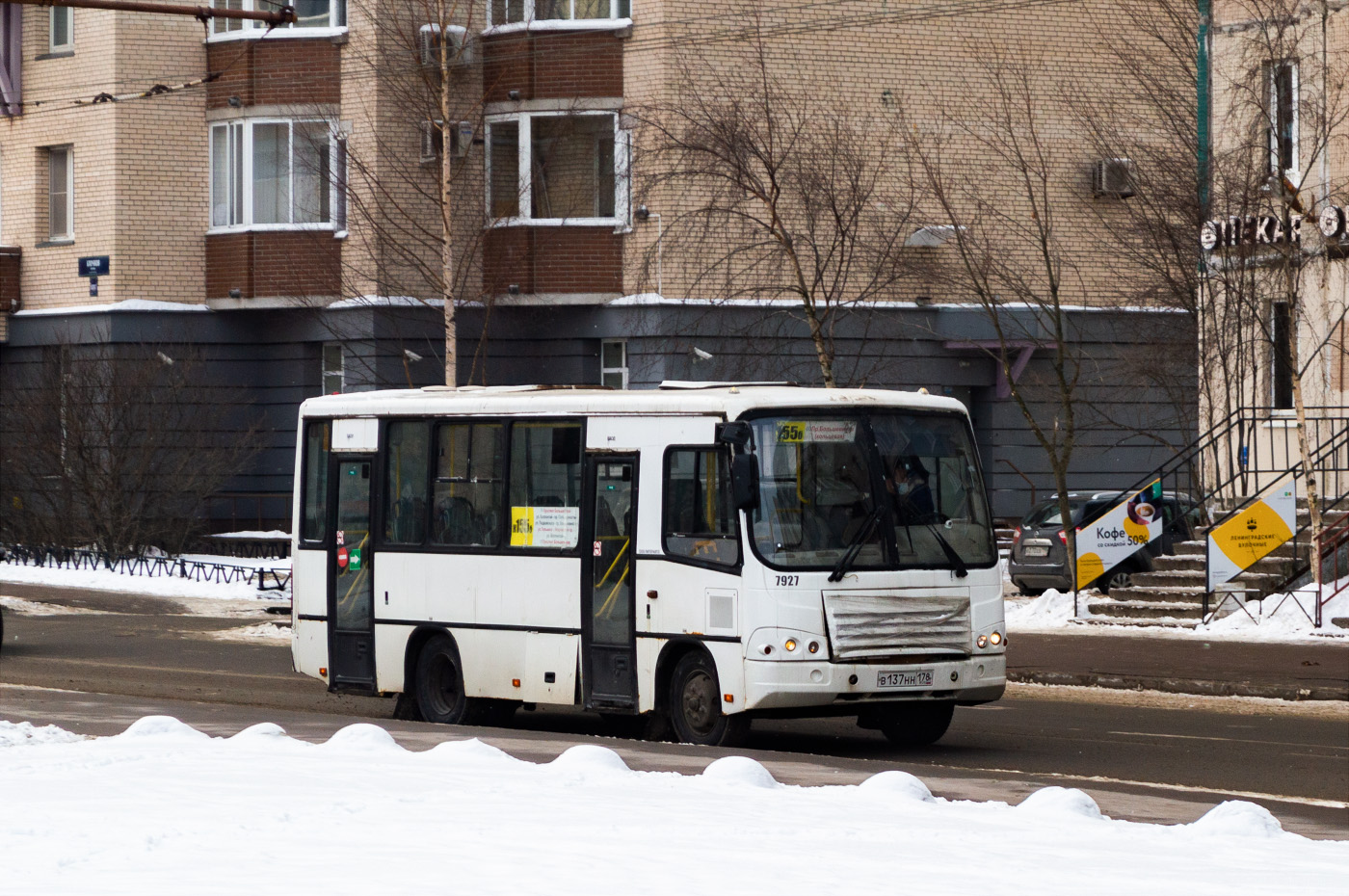 Санкт-Петербург, ПАЗ-320402-05 № 7927