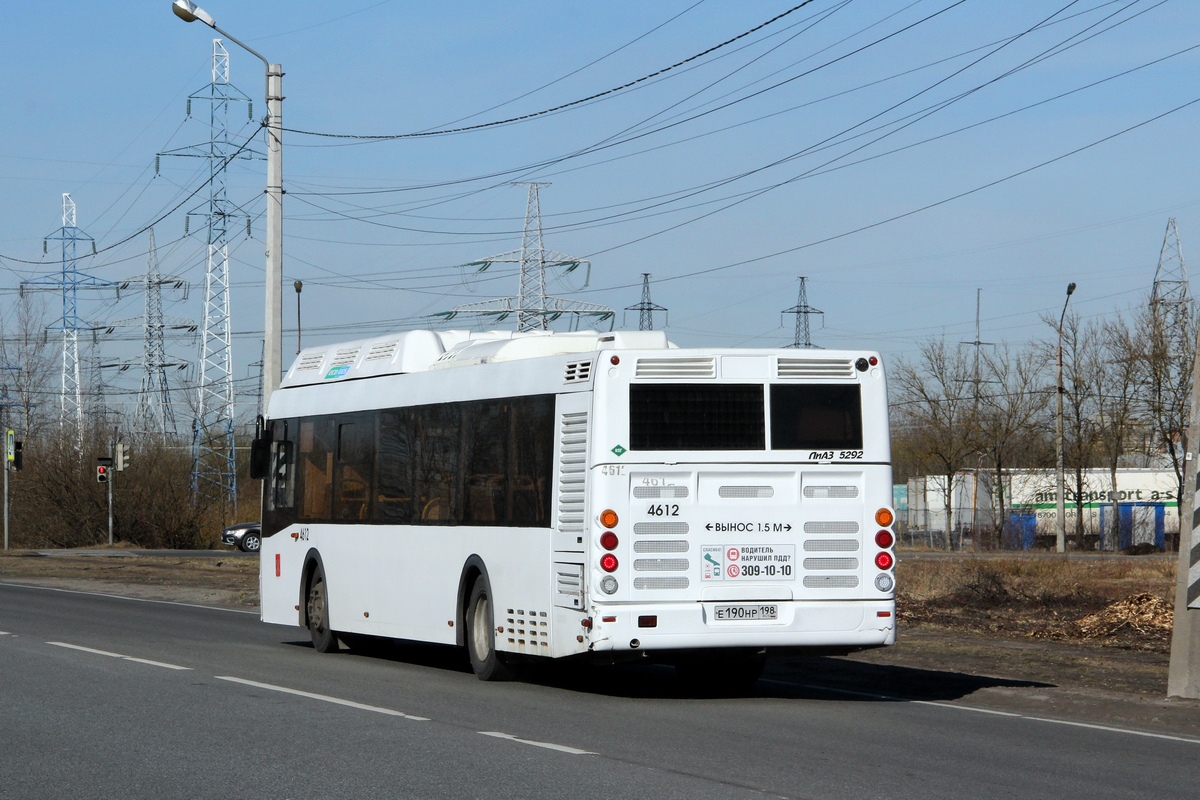 Санкт-Петербург, ЛиАЗ-5292.67 (CNG) № 4612