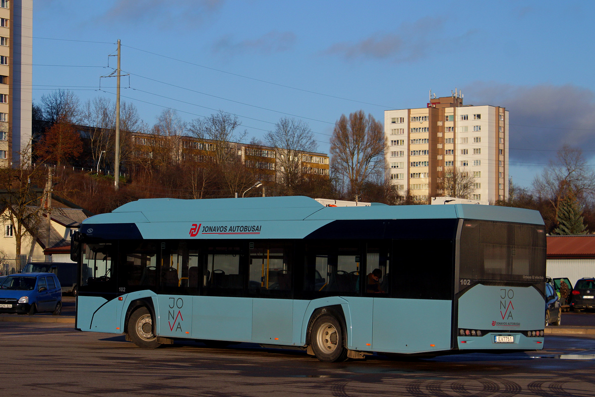 Litva, Solaris Urbino IV 12 electric č. 102
