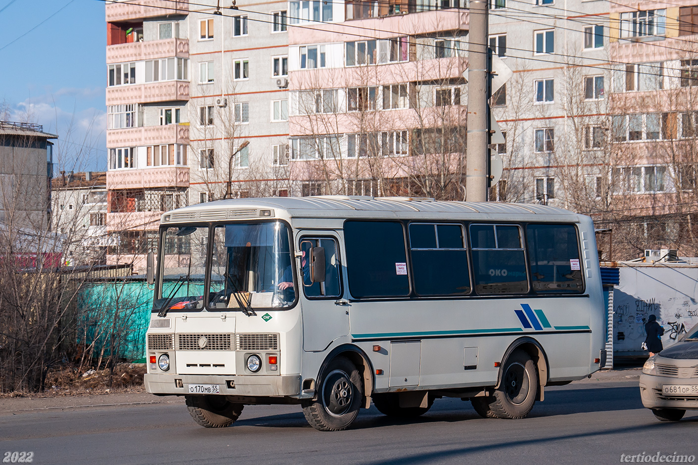 Омская область, ПАЗ-32053 № О 170 МВ 55