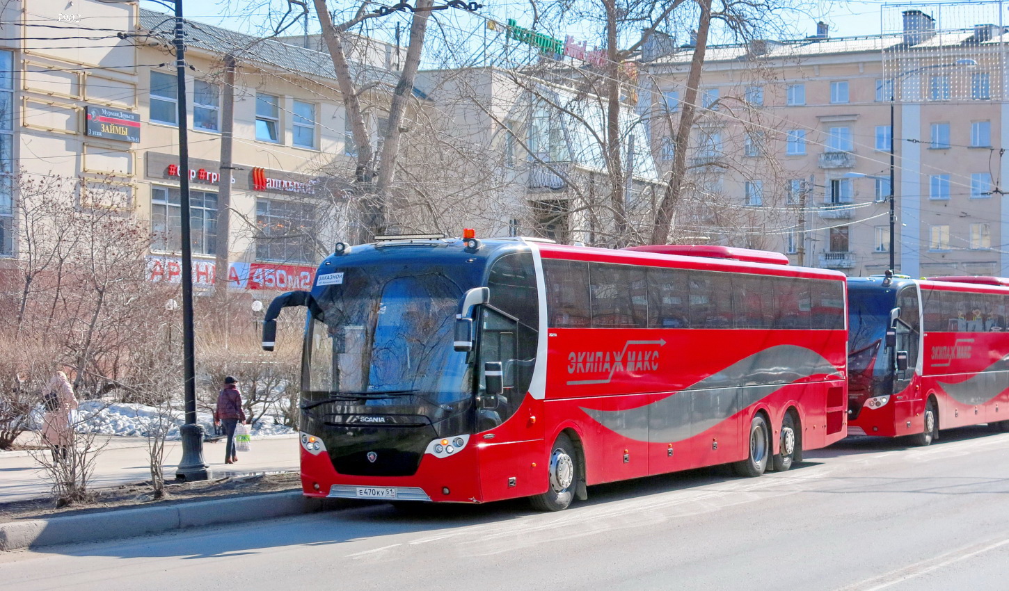 Мурманская область, Scania OmniExpress 360 № Е 470 КУ 51