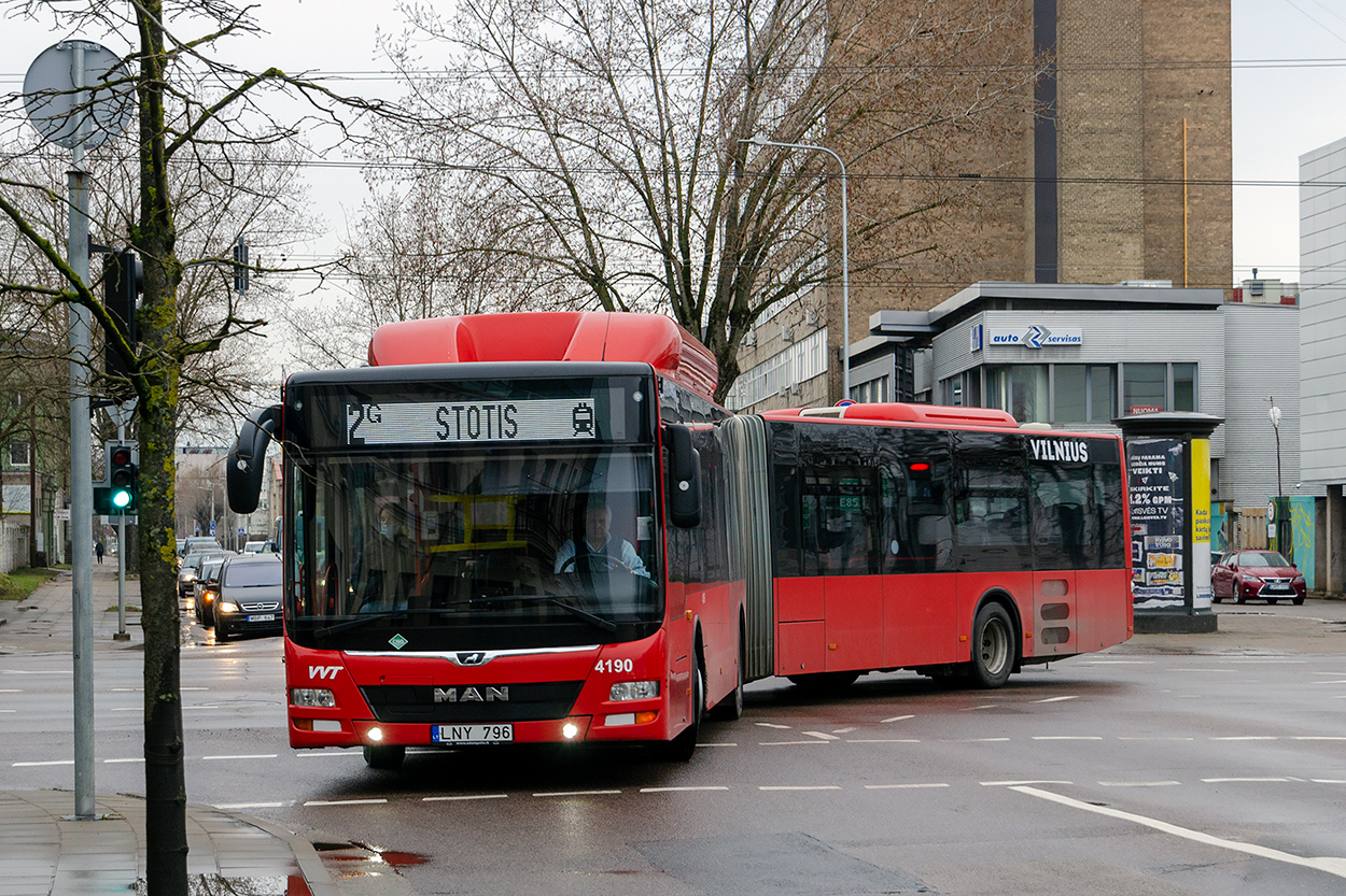 Литва, MAN A23 Lion's City G NG313 CNG № 4190