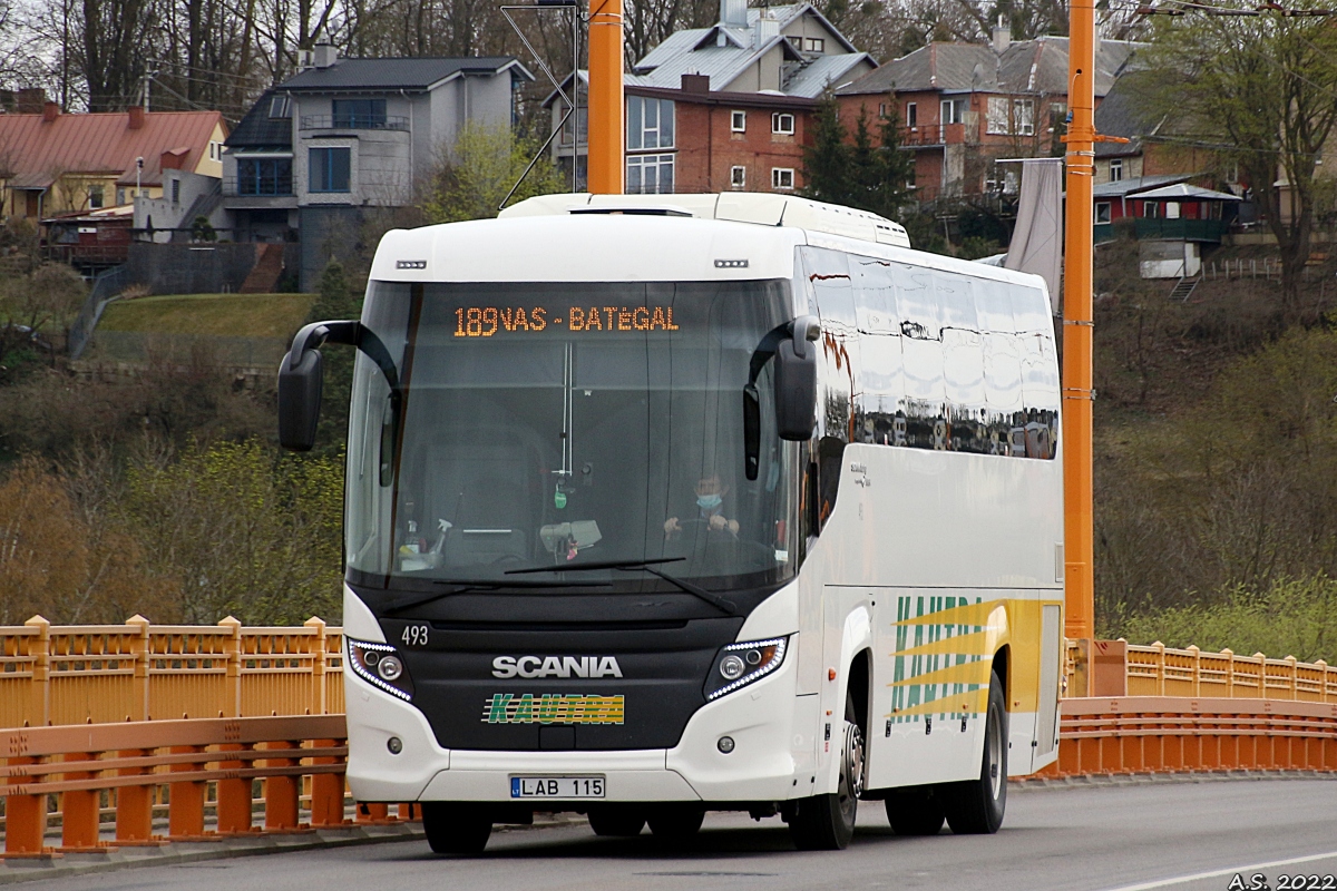 Литва, Scania Touring HD 12.0 № 493