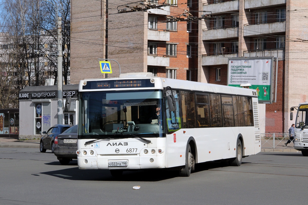 Санкт-Петербург, ЛиАЗ-5292.60 № 6877