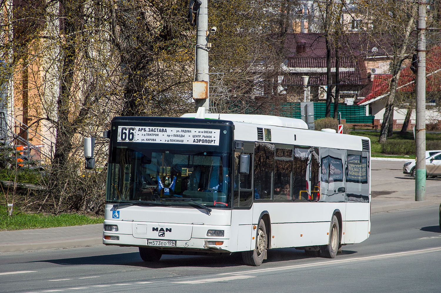 Пензенская область, MAN A21 NL**3 (ZNS) № М 573 ЕО 159