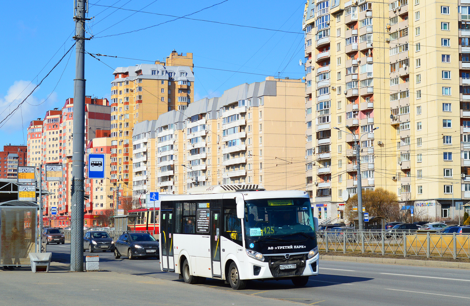 Санкт-Петербург, ПАЗ-320435-04 "Vector Next" № Е 027 ЕУ 198