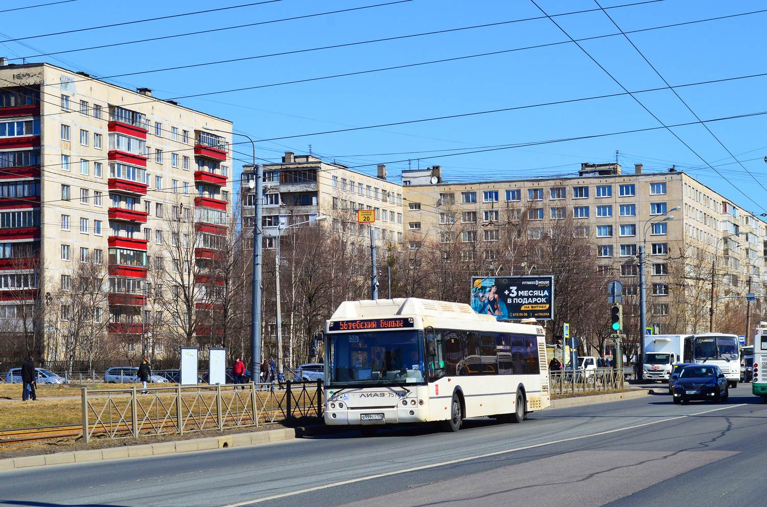 Санкт-Петербург, ЛиАЗ-5292.71 № 7576