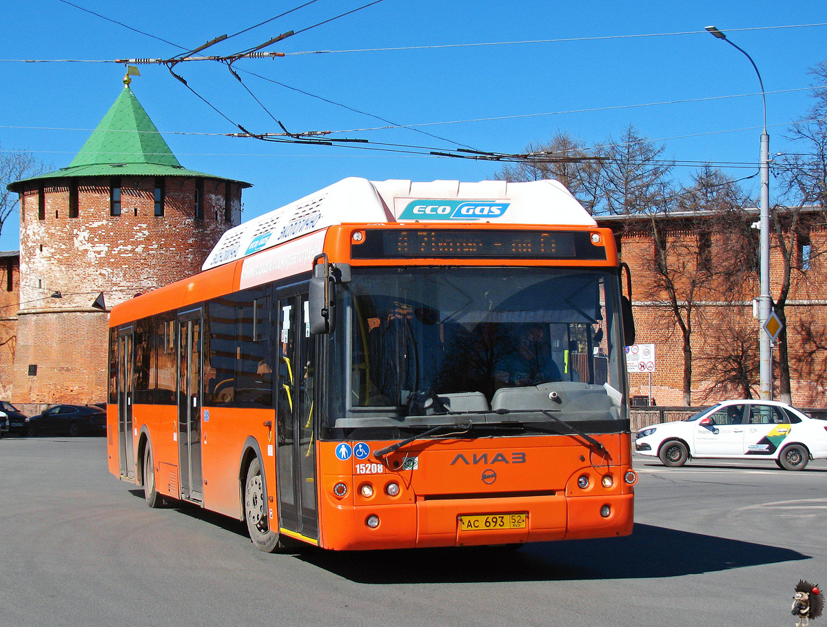 Нижегородская область, ЛиАЗ-5292.67 (CNG) № 15208