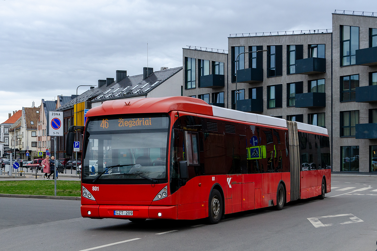 Литва, Van Hool New AG300 № 801