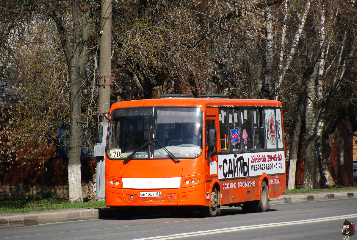 Нижегородская область, ПАЗ-320412-04 "Вектор" № О 610 СУ 152