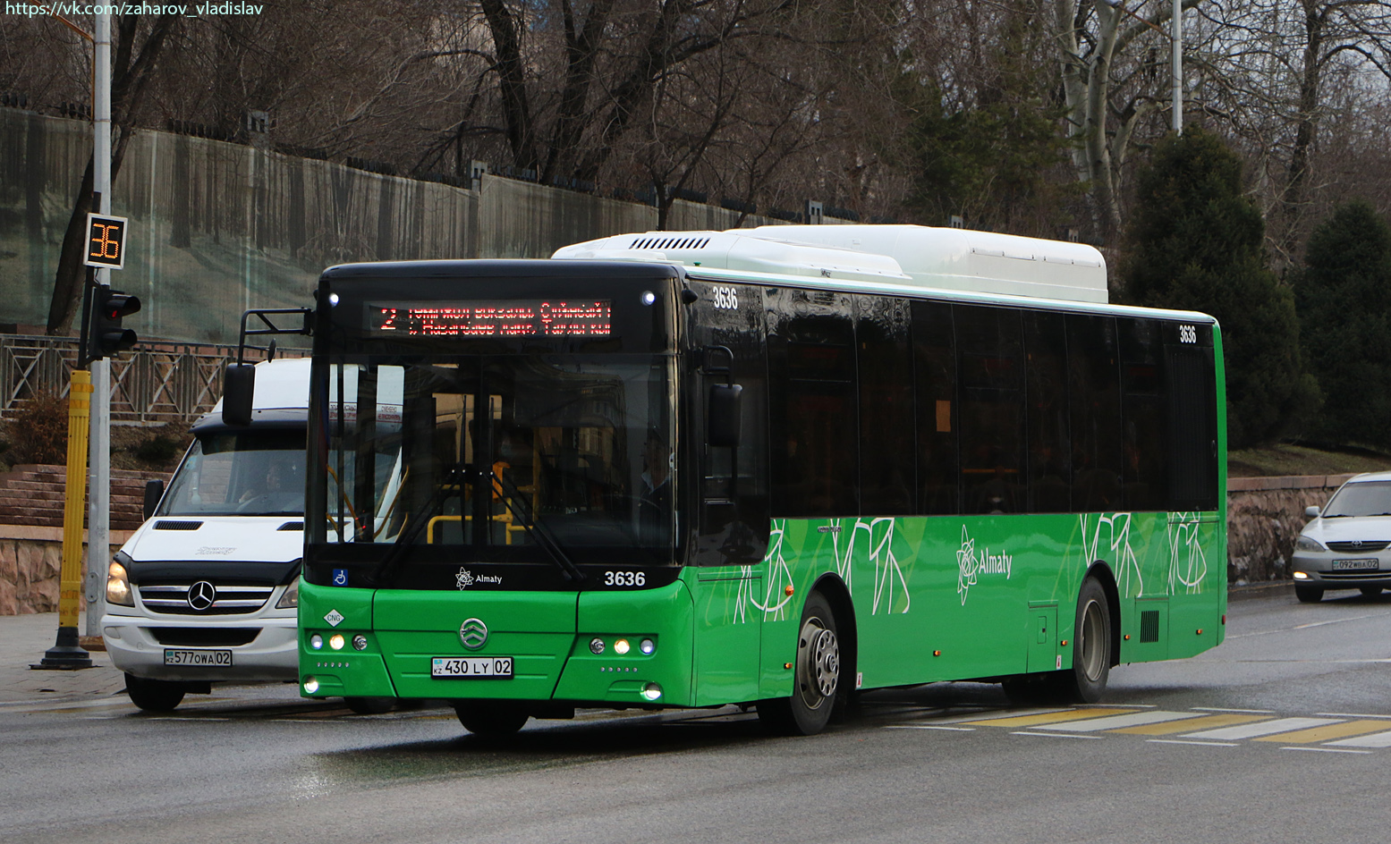 Алматы, Golden Dragon XML6125CN (Hyundai Trans Auto) № 3636