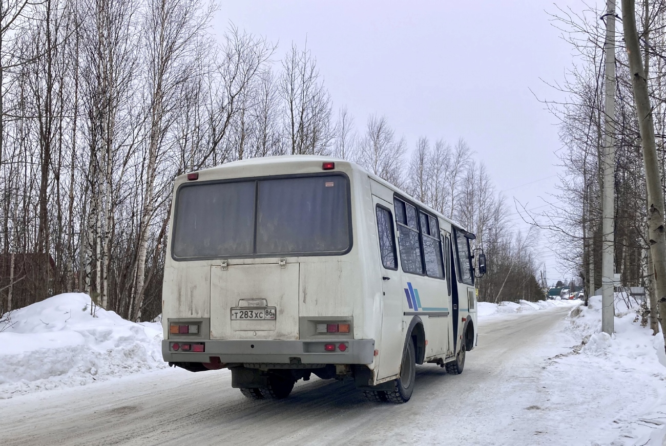 Ханты-Мансийский АО, ПАЗ-32053 № Т 283 ХС 86