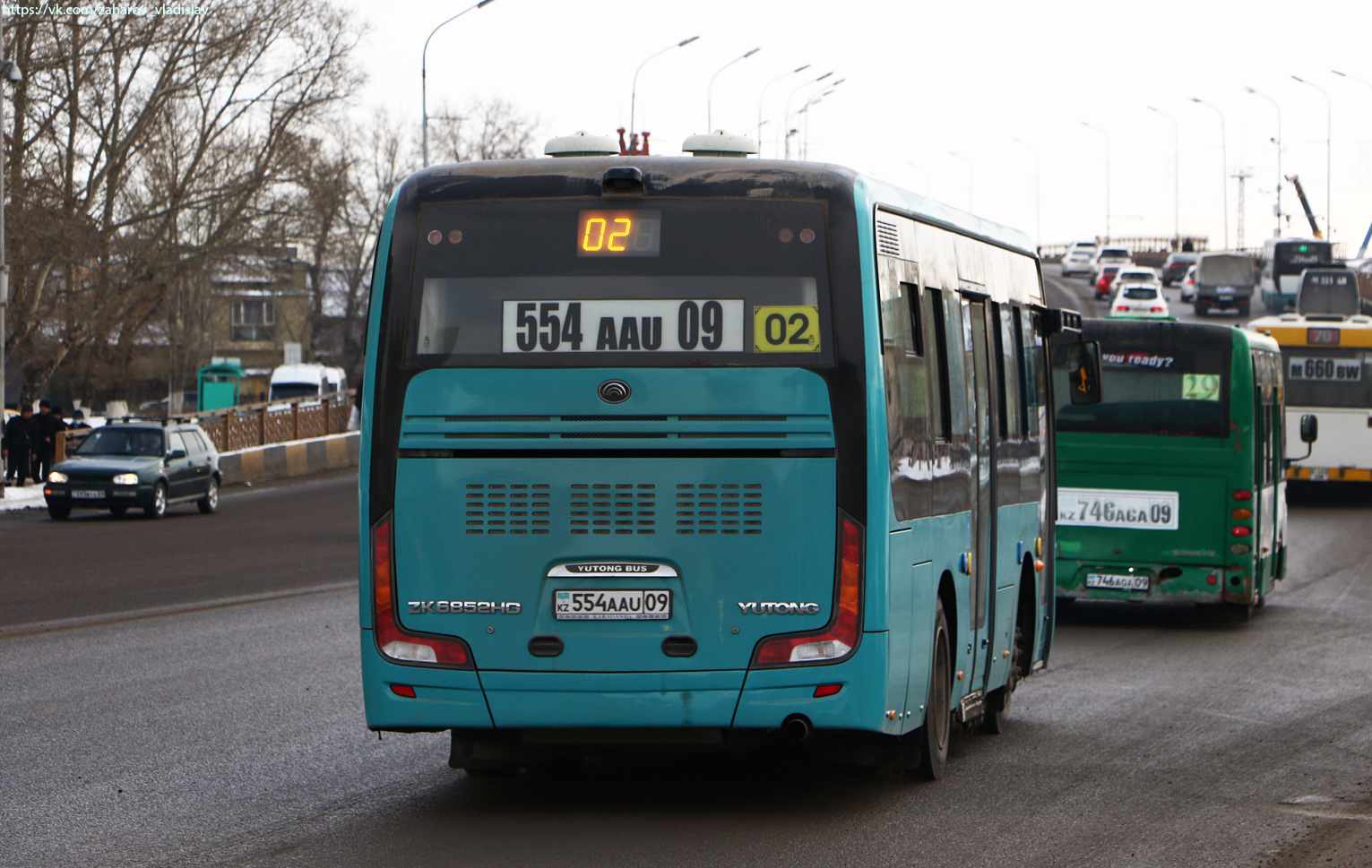 Карагандинская область, Yutong ZK6852HG (СарыаркаАвтоПром) № 554 AAU 09