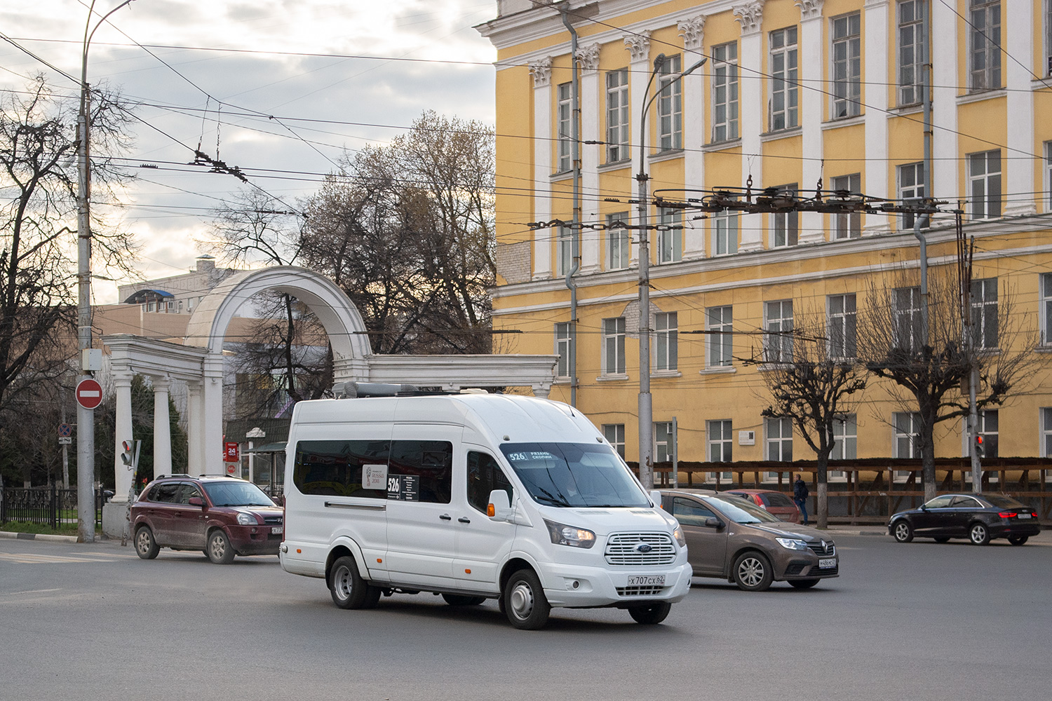 Рязанская область, Ford Transit FBD [RUS] (Z6F.ESG.) № Х 707 СХ 62