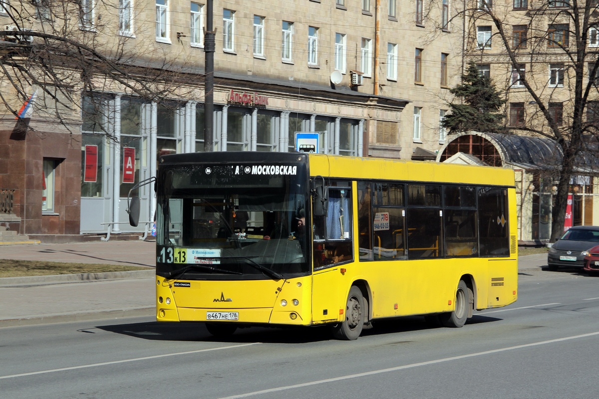 Санкт-Петербург, МАЗ-206.068 № В 467 НЕ 178