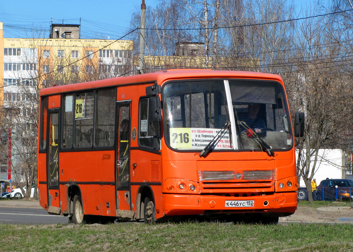 Nizhegorodskaya region, PAZ-320402-05 č. К 446 УС 152