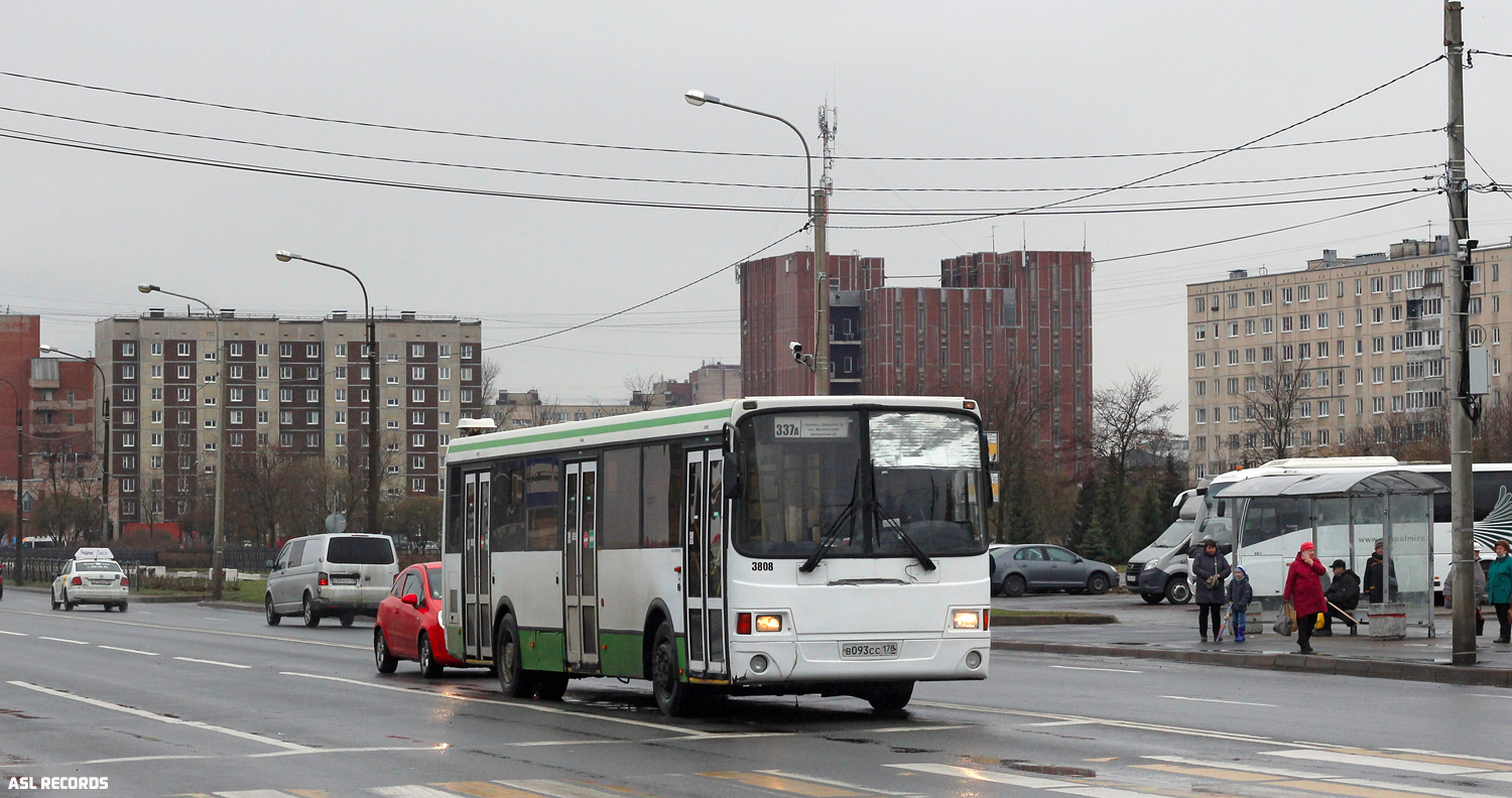 Санкт-Петербург, ЛиАЗ-5293.60 № 3808