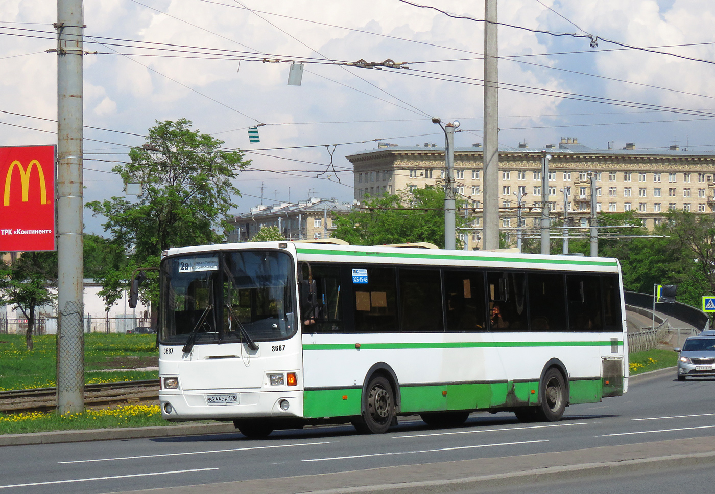 Санкт-Петербург, ЛиАЗ-5293.60 № 3687