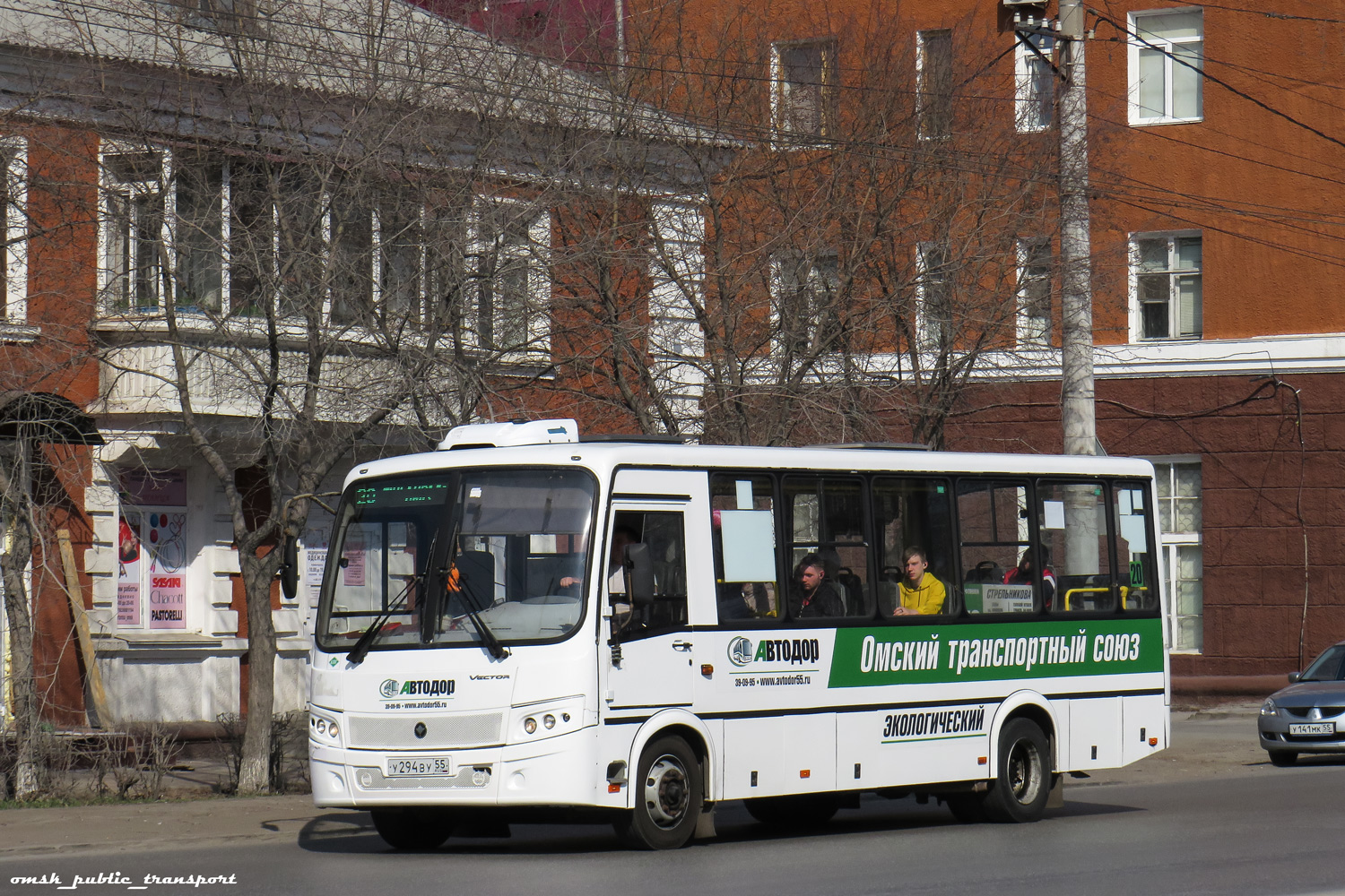 Омская область, ПАЗ-320412-14 "Вектор" № 7501