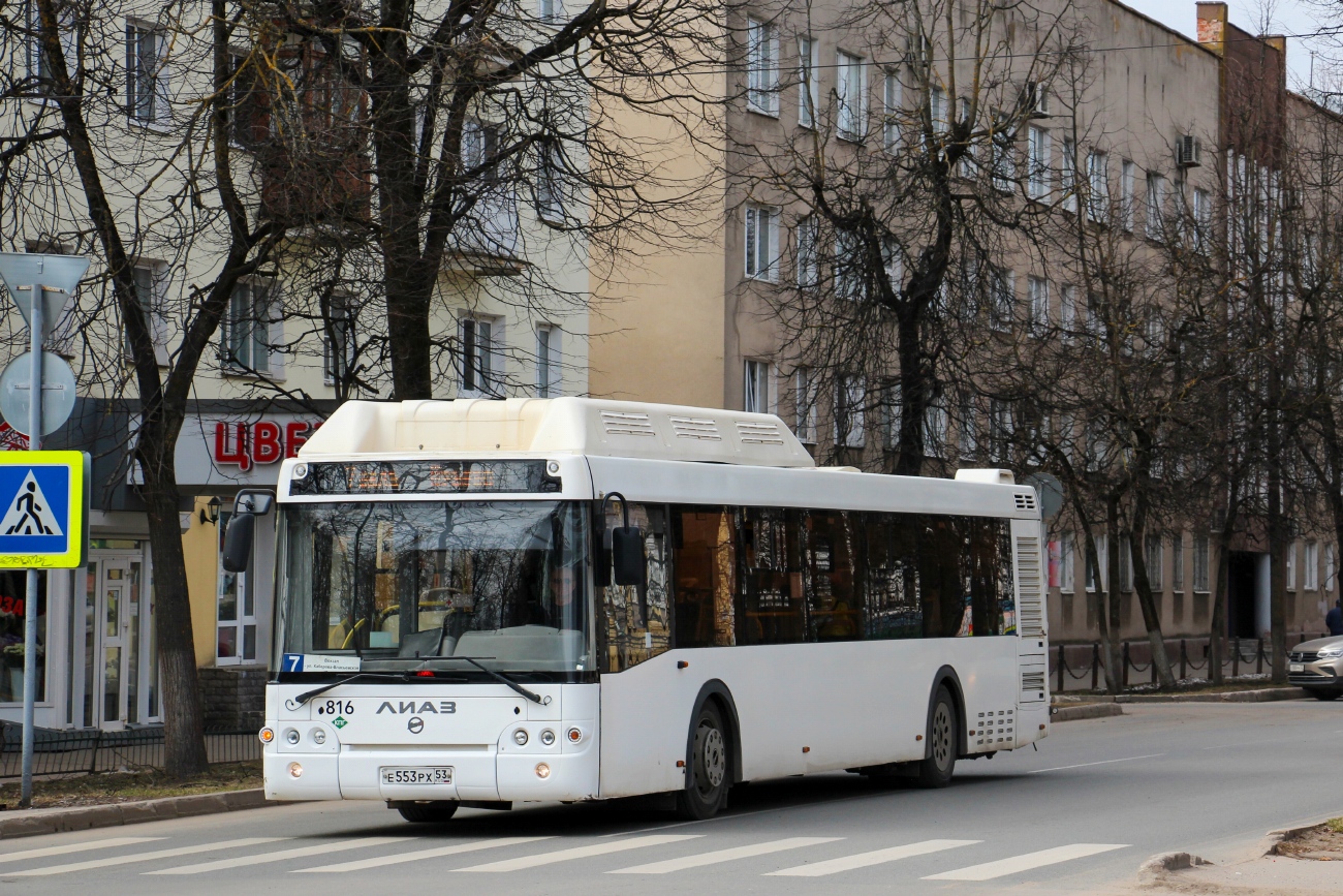 Новгородская область, ЛиАЗ-5292.67 (CNG) № 816