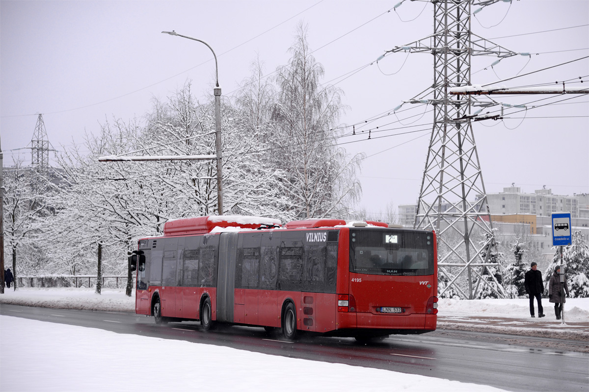 Литва, MAN A23 Lion's City G NG313 CNG № 4195