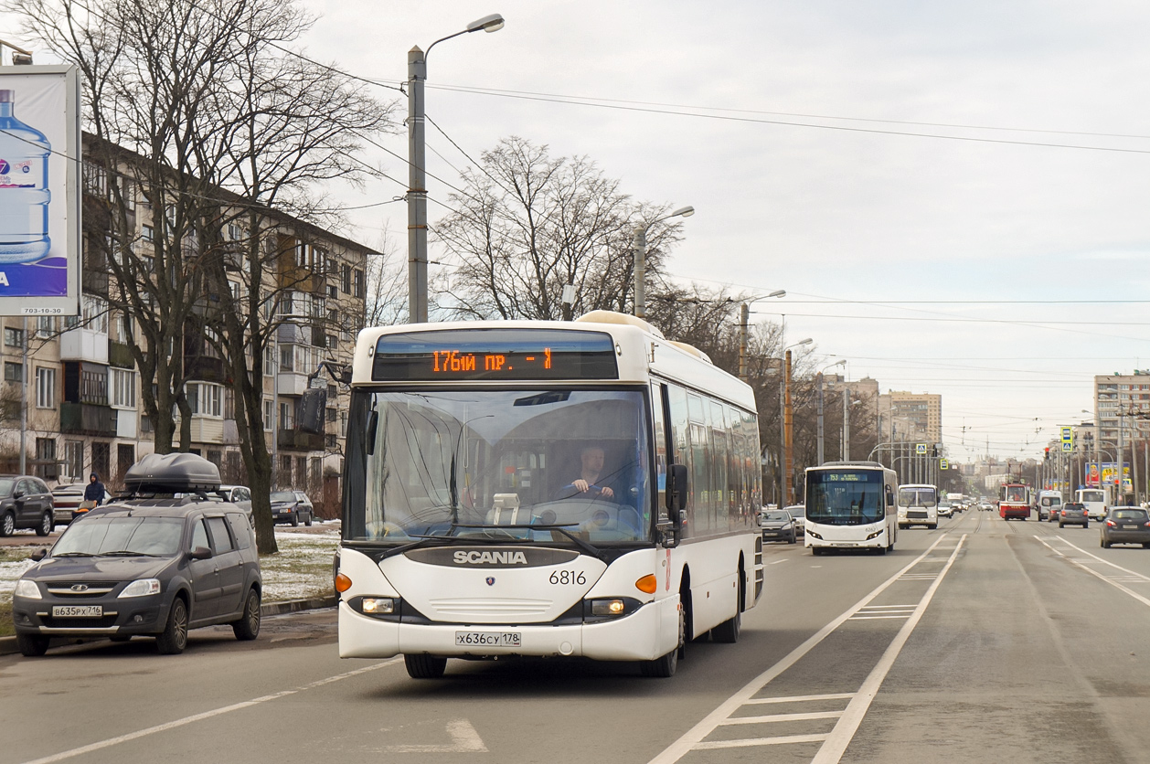 Санкт-Петербург, Scania OmniLink I (Скания-Питер) № 6816