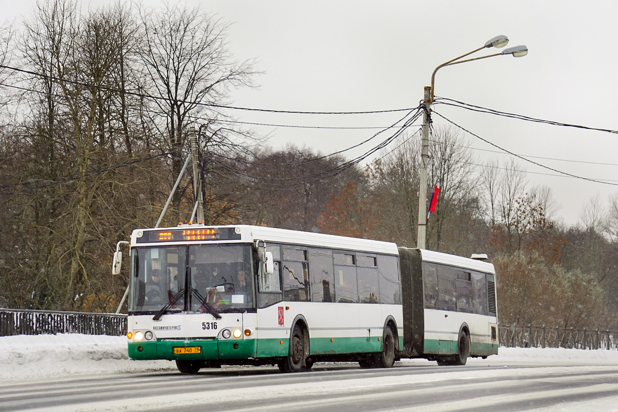 Санкт-Петербург, ЛиАЗ-6213.20 № 5316