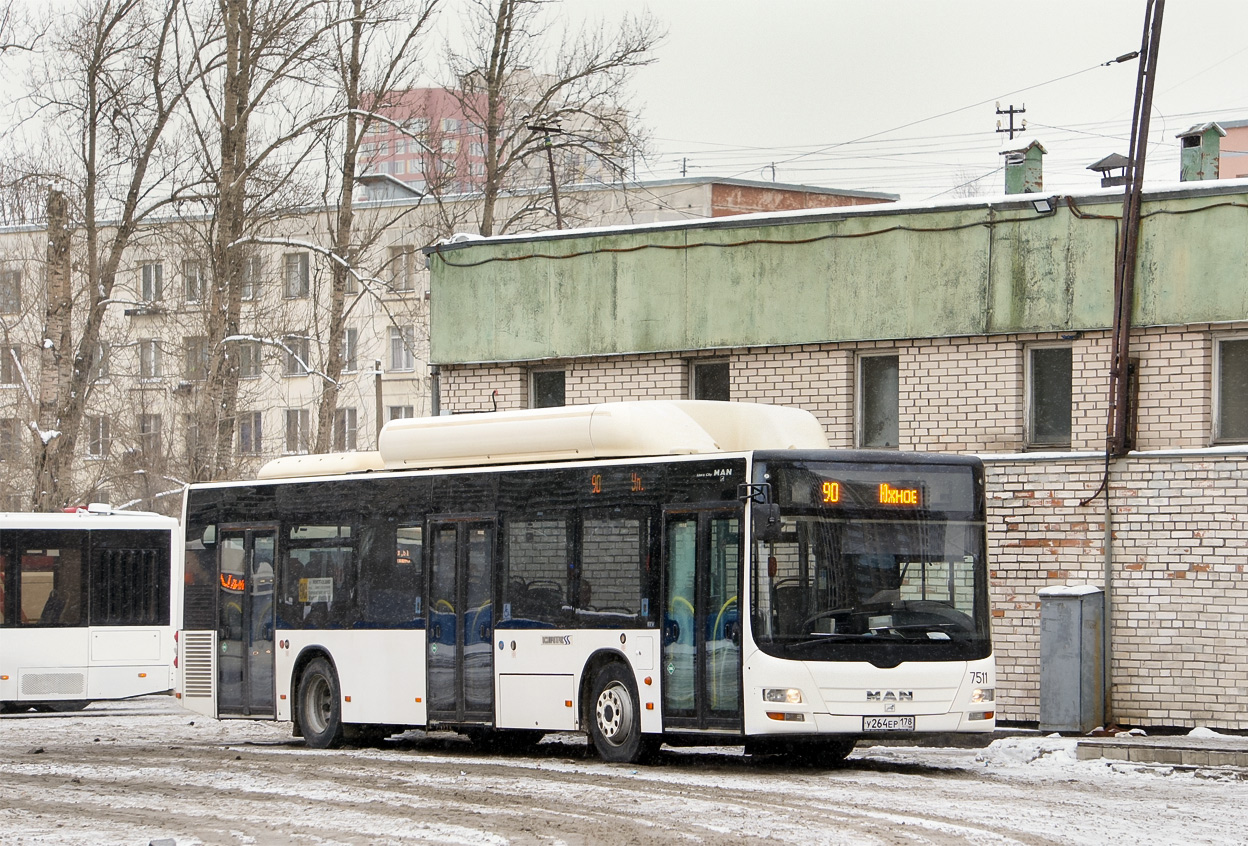 Санкт-Петербург, MAN A21 Lion's City NL313 CNG № 7511