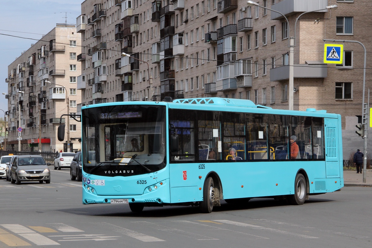 Санкт-Петербург, Volgabus-5270.G4 (LNG) № 6325