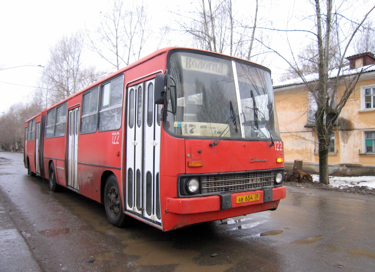 Вологодская область, Ikarus 280.33 № 122