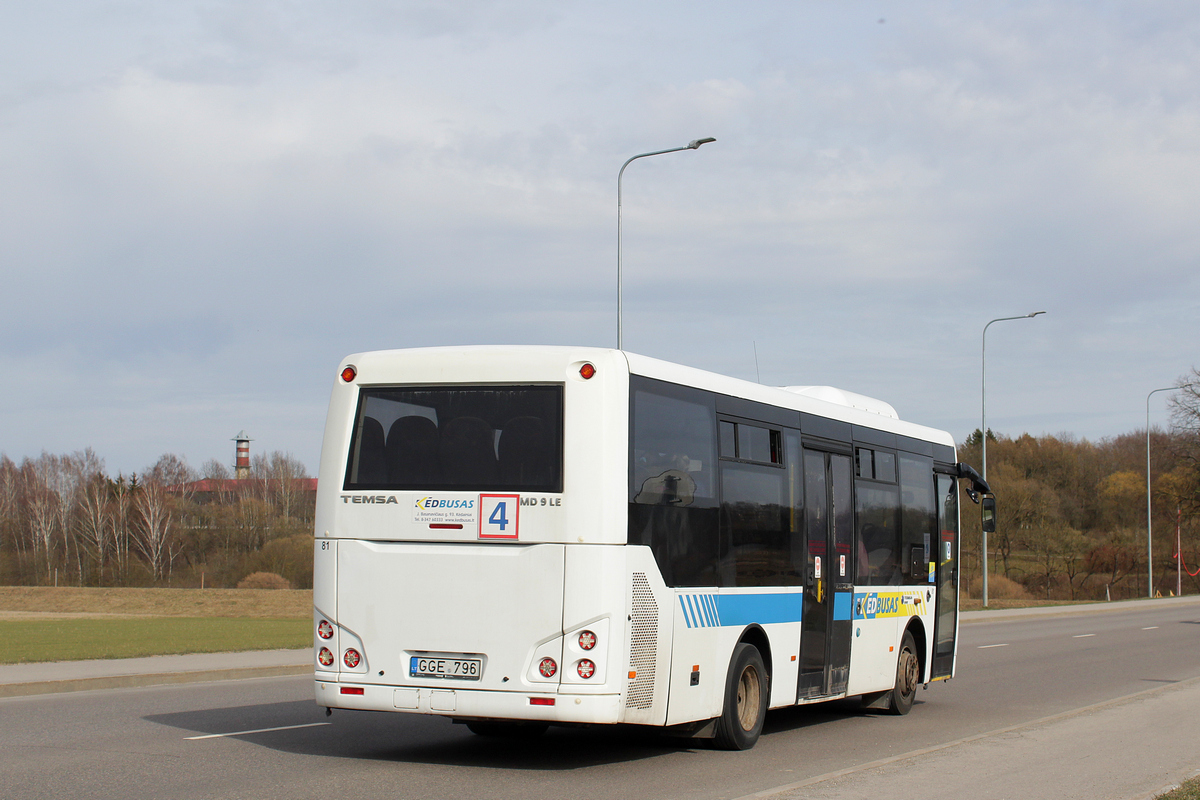 Литва, TEMSA MD9 LE № 81