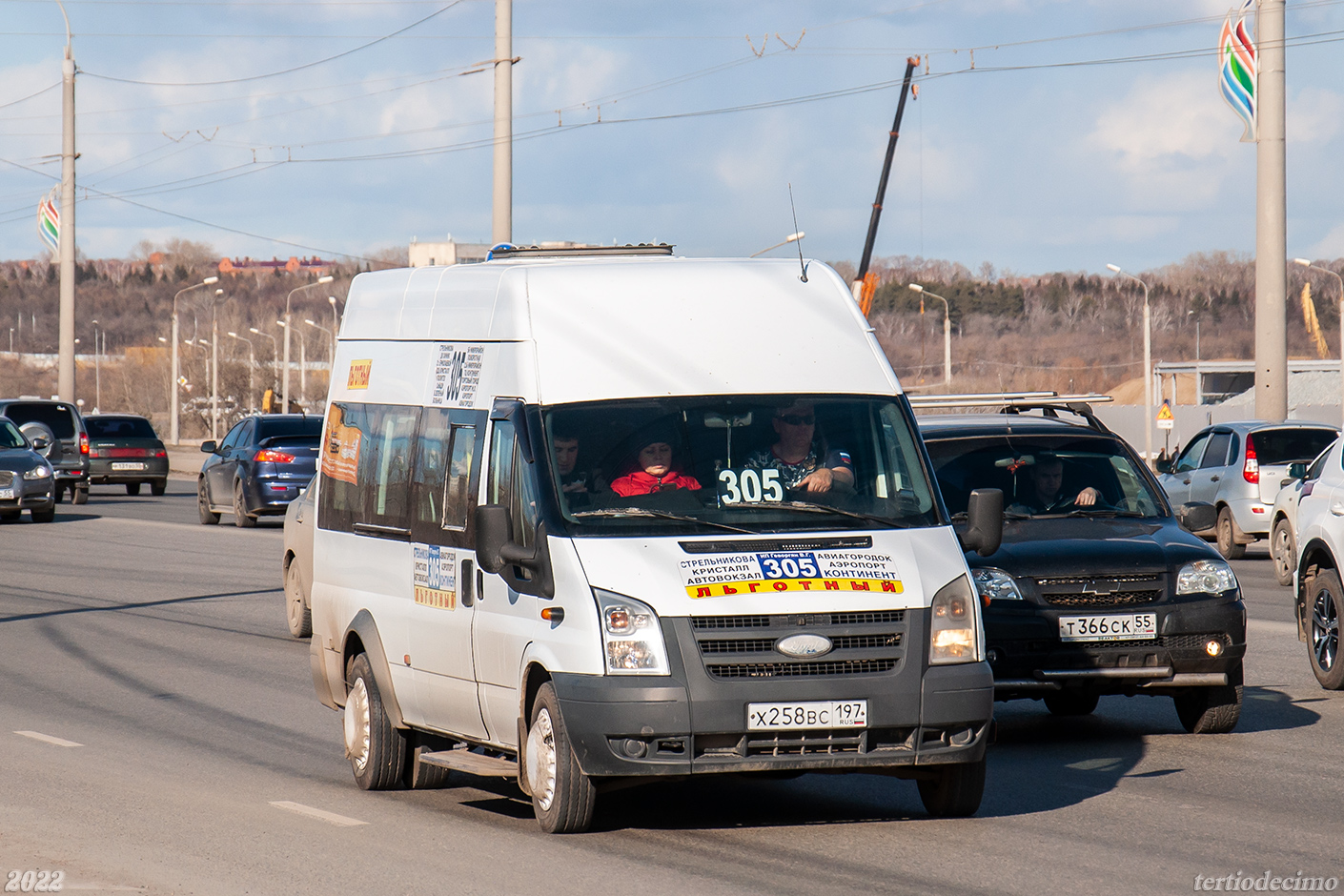 Омская область, Нижегородец-222702 (Ford Transit) № Х 258 ВС 197