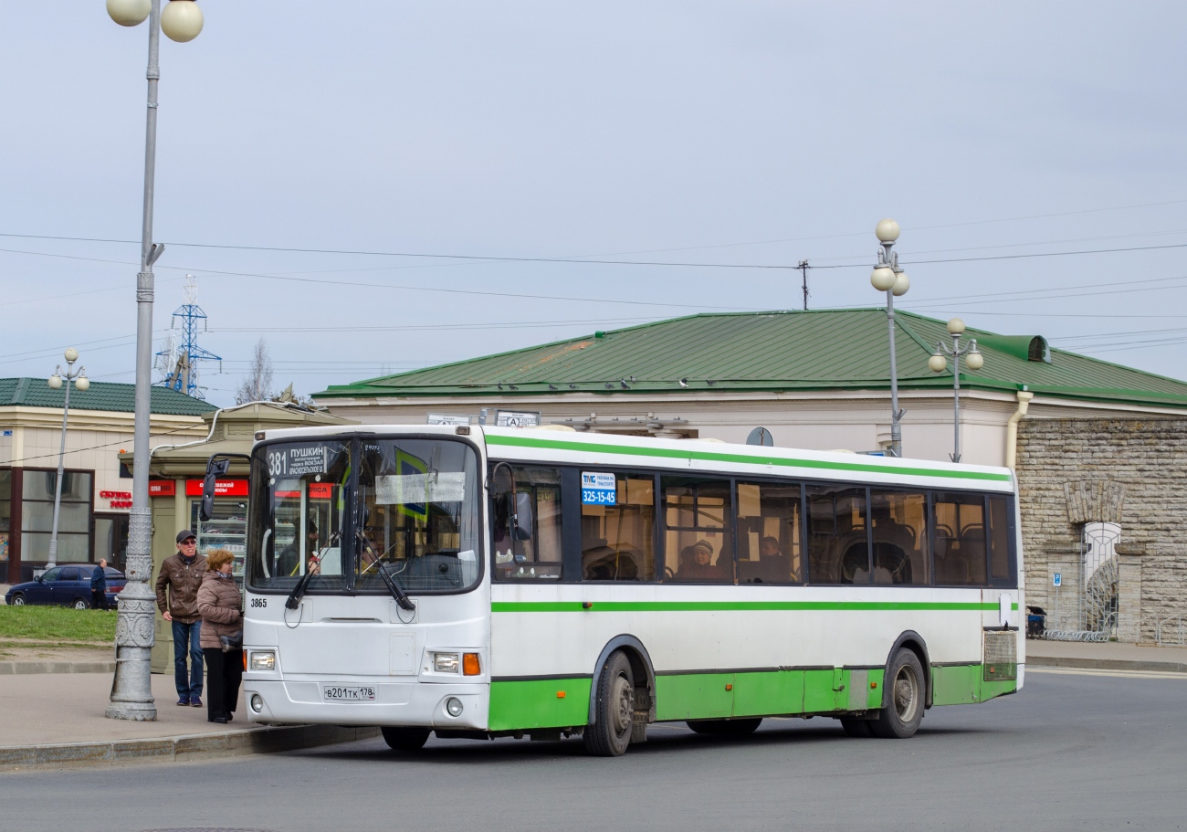 Санкт-Петербург, ЛиАЗ-5293.60 № 3865