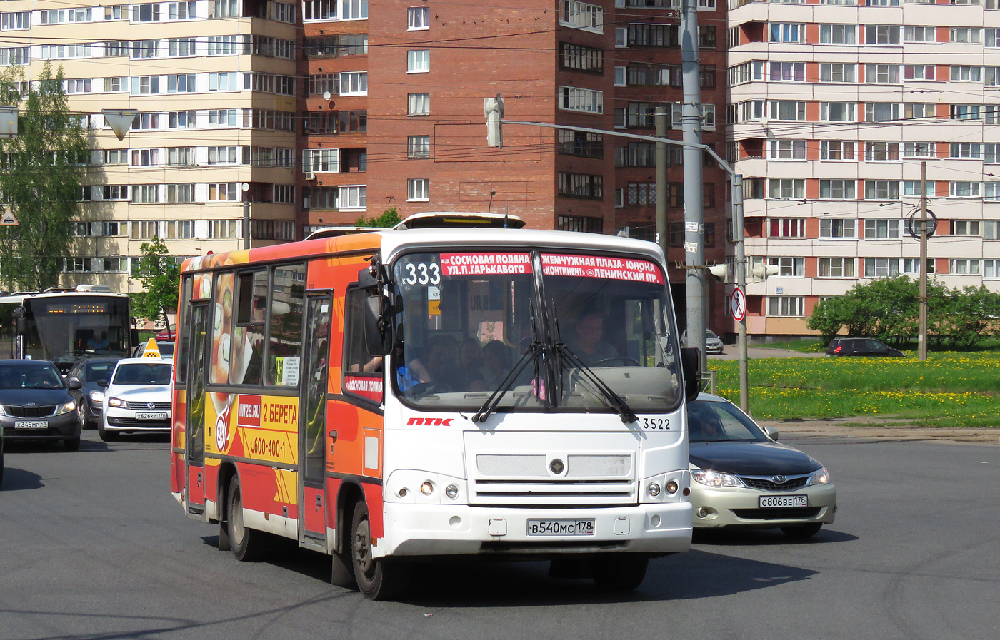 Санкт-Петербург, ПАЗ-320402-05 № n522