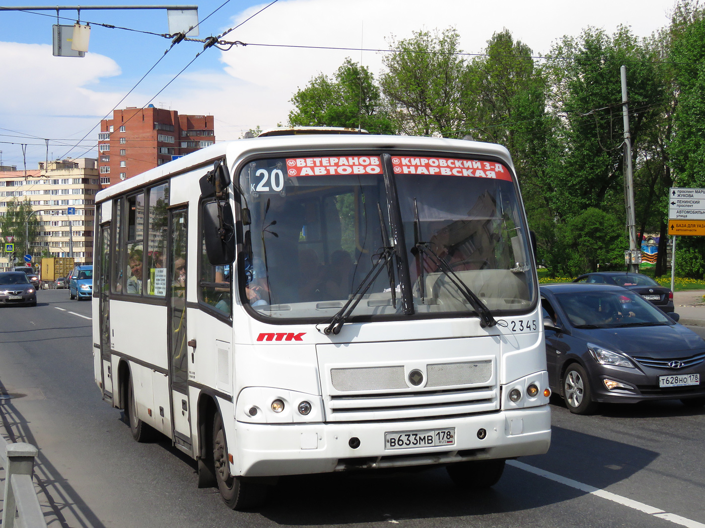 Санкт-Петербург, ПАЗ-320402-05 № n345