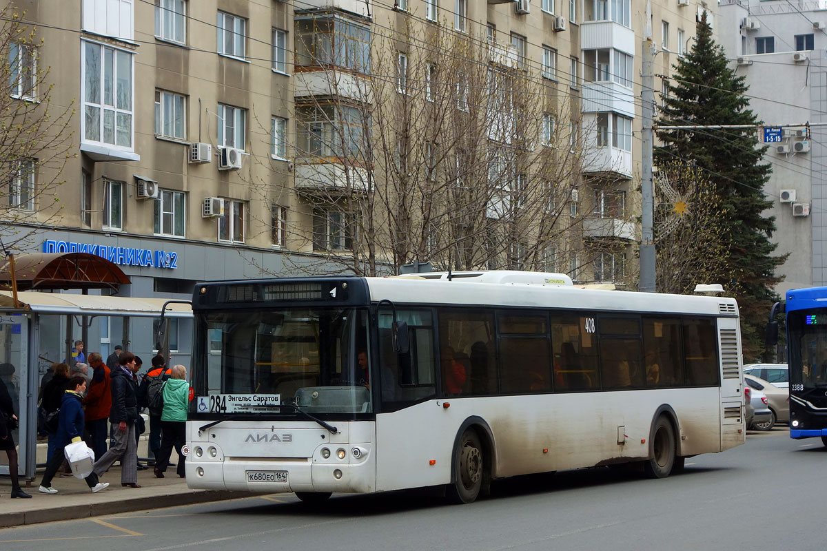 Саратовская область, ЛиАЗ-5292.22 (2-2-0) № К 680 ЕО 164