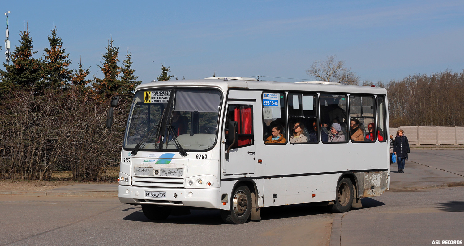 Санкт-Петербург, ПАЗ-320302-11 № 9753