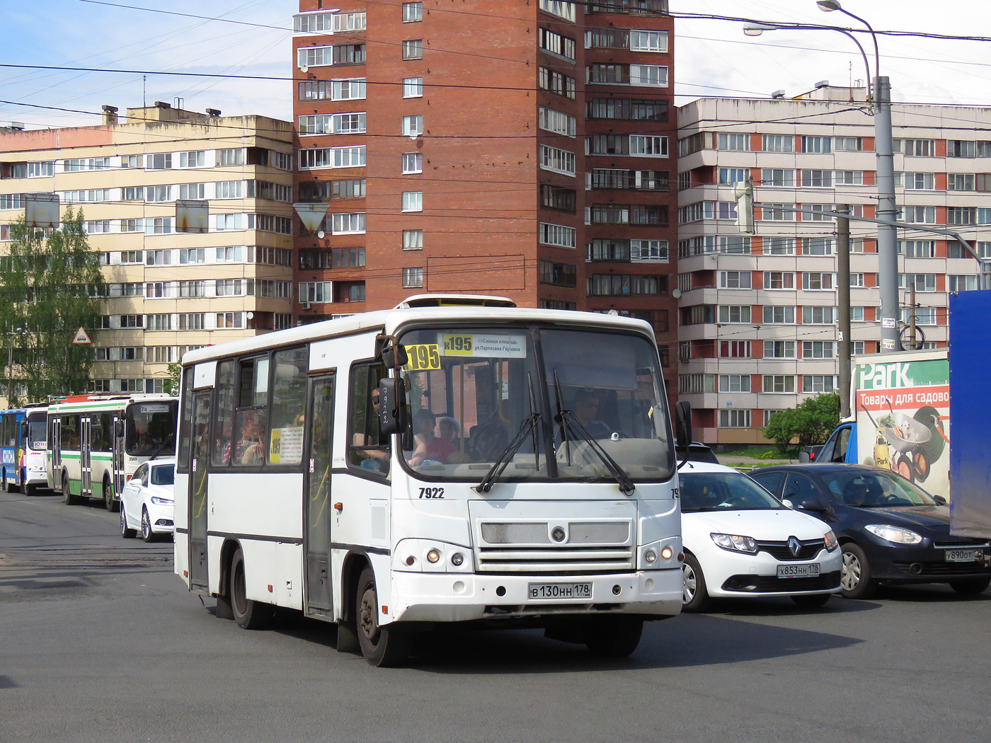 Санкт-Петербург, ПАЗ-320402-05 № 7922