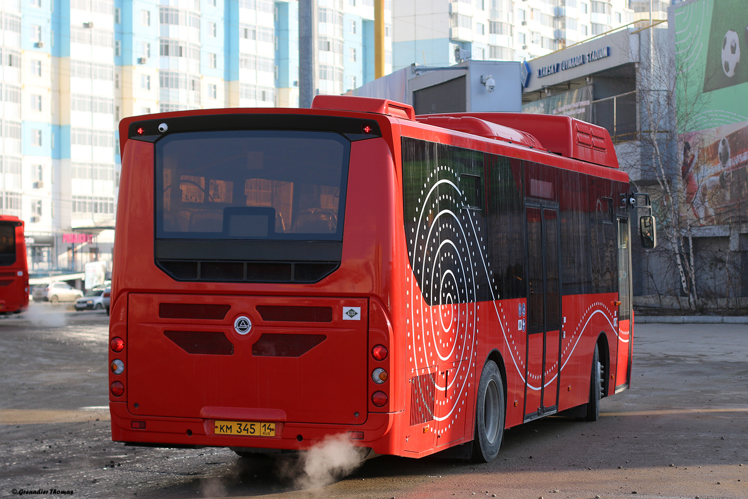 Jakutföld, KAvZ-4270-82 sz.: КМ 345 14; Jakutföld — New buses presentation 25.04.2022