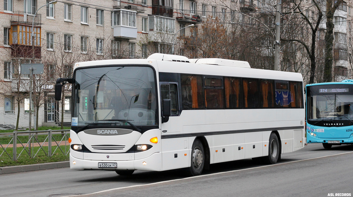 Leningrado sritis, Scania OmniLine I (Scania-St.Petersburg) Nr. В 530 ОК 47