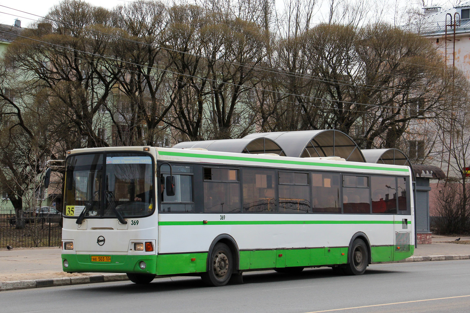 Novgorod region, LiAZ-5256.53 Nr. 369