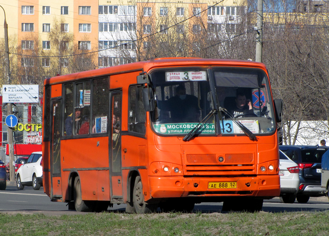 Нижегородская область, ПАЗ-320402-05 № АЕ 888 52