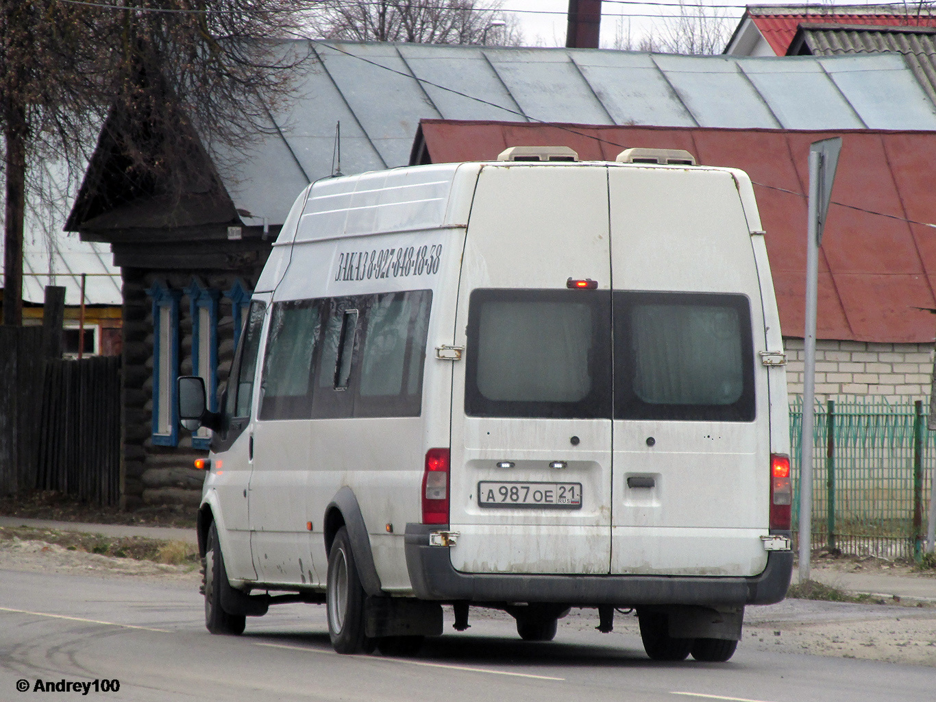 Чувашия, Промтех-224320, 21, 22 (Ford Transit) № А 987 ОЕ 21