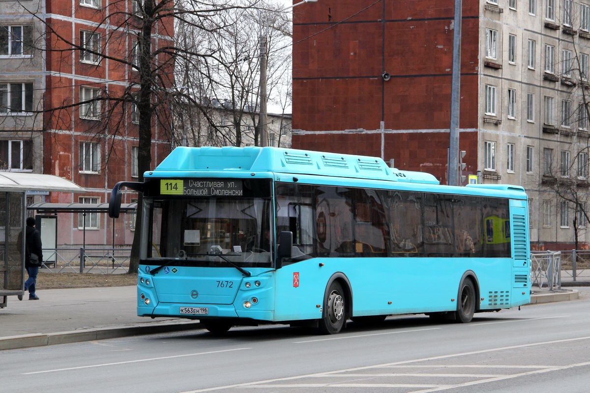 Санкт-Петербург, ЛиАЗ-5292.67 (CNG) № 7672